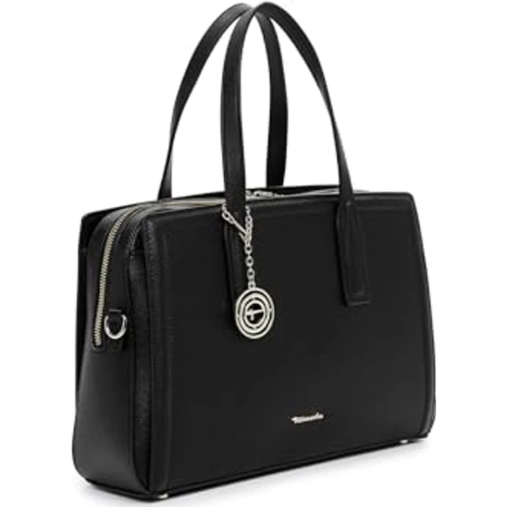 Tamaris Shopper TAS Kim, strukturierte Tasche mit Reißverschluss, Schwarz – Bild 2