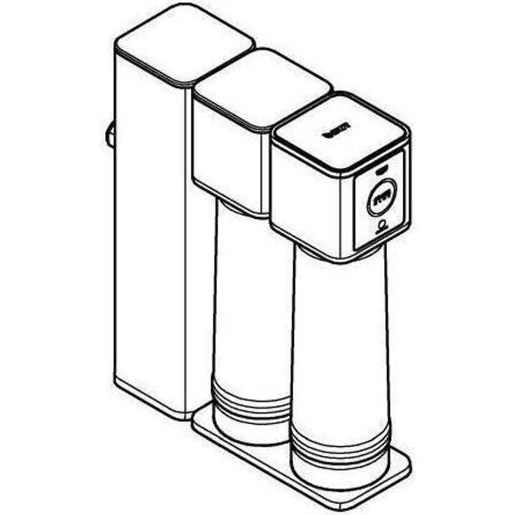 GROHE 40878000 Blue Umkehrosmose Filter Starter Set mit Mineralisierungsfilter, 1,5 l/min Durchfluss