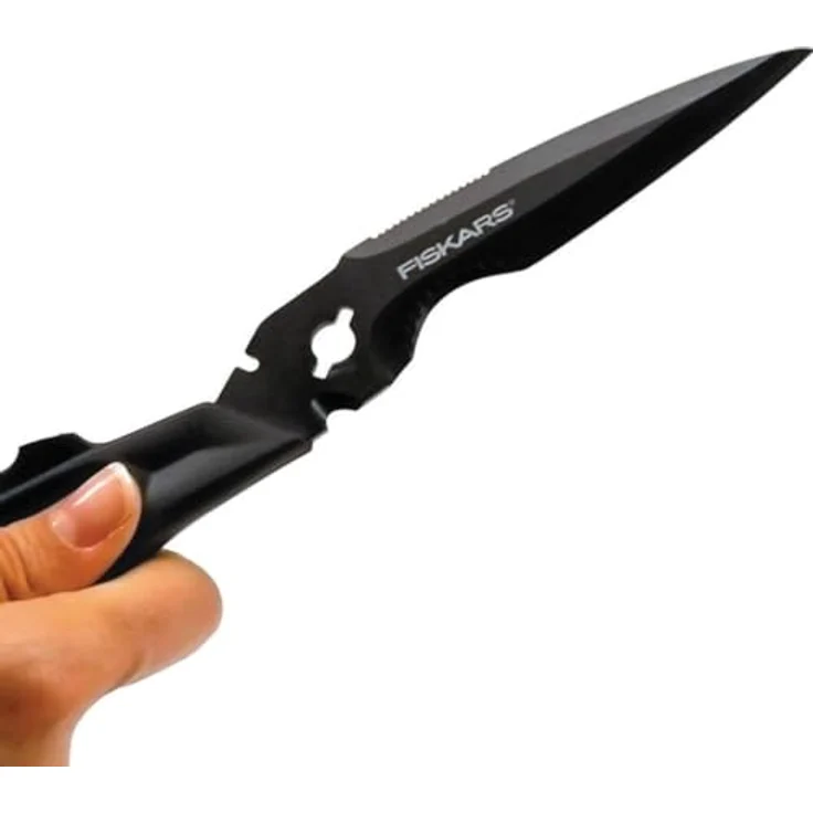 Fiskars Mehrzweckschere mit trennbaren Klingen, Inklusive Schutzhülle mit Scheren-Schärfer, Länge 23 cm, Titaniumbeschichtung, Rostfreier Stahl-Klinge-Kunststoff-Griffe, Schwarz-Orange, Cuts + More, 1000809 – Bild 10
