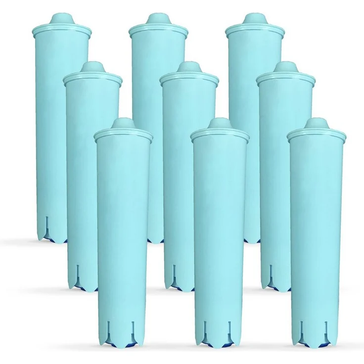 "Comedes Wasserfilter 9er Set einsetzbar statt Jura Claris Blue, Zubehör für einsetzbar statt Jura Claris Blue 71311, Jura Claris Blue 71312, Jura Claris Blue 67007, passend für die Jura Impressa, ENA Micro, ENA, Giga, natürliche Aktivkohle und Ionentauscher Technologie"