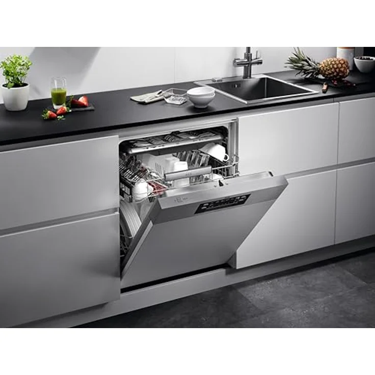 AEG FEE7675APM teilintegrierter Geschirrspüler, 14 Maßgedecke, Energieklasse A, 9 Programme, AirDry, ProClean, Besteckschublade, 43 dB – Bild 15