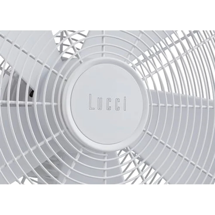 LUCCI AIR Standventilator BREEZE Weiß mit Schwenkkopf – Bild 2
