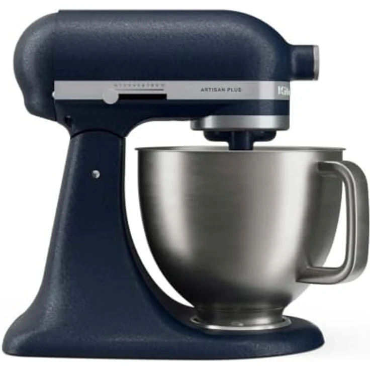 KitchenAid Artisan Plus 4,7L 5KSM50PKVE Küchenmaschine, mit Schüsselbeleuchtung, 11 Geschwindigkeitsstufen, Farbe: Wild Blueberry (Wilde Blaubeere) – Bild 2
