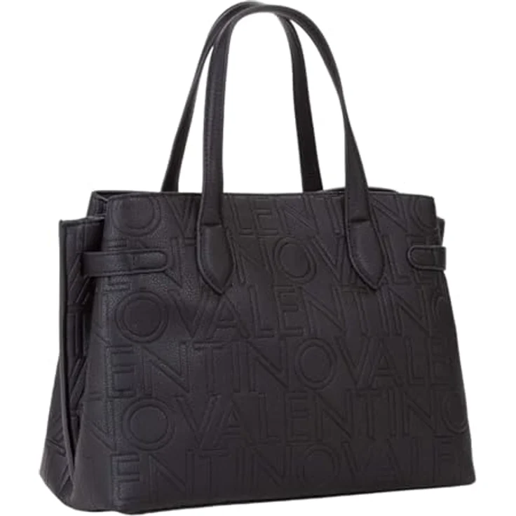 VALENTINO BAGS Shopper SHOPPING PANSY, Einkaufstasche aus Polyurethan, NERO, kompakte Maße 30x23x14 cm – Bild 4