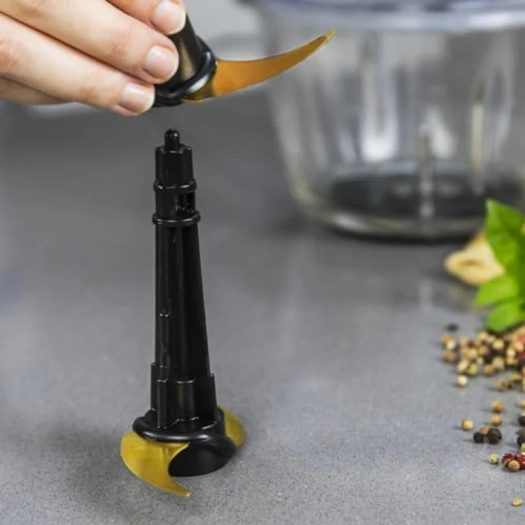 Cecotec TitanGlass 1000 Spatula, Elektrischer Zerkleinerer 1L mit 500W, 4 Titan-Klingen, ControlSpeed und spülmaschinenfestem Design – Bild 5