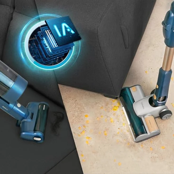 Cecotec RZ90 AI AquaPet Flex Connected, Stielstaubsauger mit Selbstentleerungsstation, 310 AW, 850 W, flexibles Saugrohr, App-Steuerung, herausnehmbarer Wassertank und Tierbürste – Bild 4