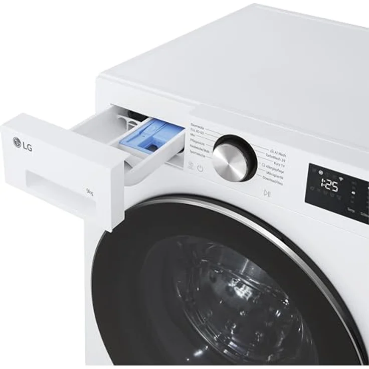 LG F4WX7092W Waschmaschine 9kg mit AquaLock, Steam Funktion und ThinQ TurboWash in Weiß – Bild 5