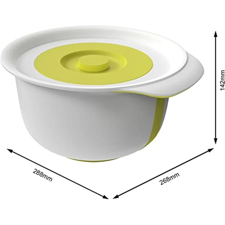 Rotho 1043305070 Fresh 2er-Set Schüssel 1.2l + 4l mit Deckel, Kunststoff - Preisvergleich – Bild 3