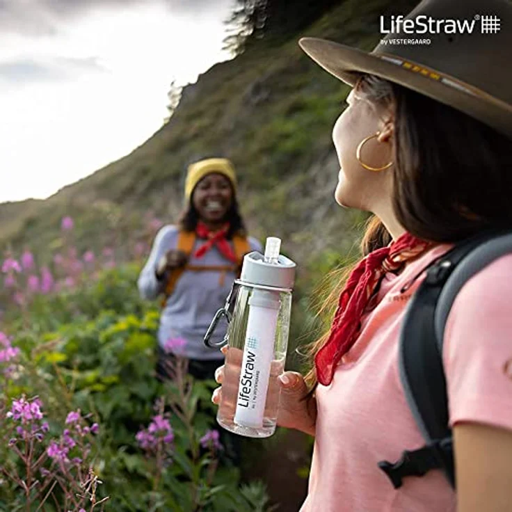 LifeStraw Go 2, clear, 2-Stage Filter Wasserfilterflasche – Bild 10