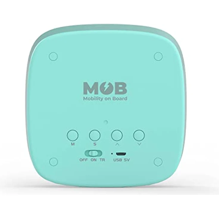 MOB Billy Clock, Kinderwecker Hase mit Nachtlicht, digitaler Lichtwecker mit 3 Weckfunktionen und variabler Helligkeit, blau – Bild 3