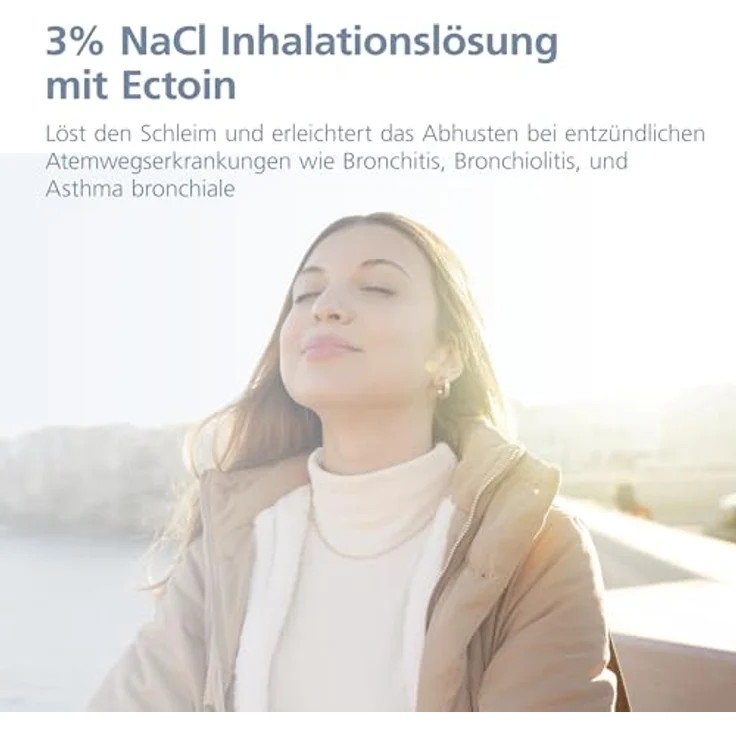 PARI Protect Isotonische Kochsalzlösung zum Inhalieren für Säuglinge, Kinder und Erwachsene – 60 Ampullen á 5ml Inhalationslösung – 3% Ectoin, Meersalz, Wasser – Steril, ohne Konservierungsstoffe – Bild 4