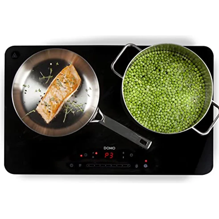 Induktions Kochfeld 2er Kochplatte - DOMO DO333IP - Farbe: schwarz – Bild 5