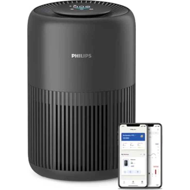 Philips Luftreiniger 900 Serie, HEPA NanoProtect + Aktivkohlefilter, CADR 250m³/h für 65m² Allergiker, leise, intelligent und energieeffizient (AC0951/13) – Bild 1