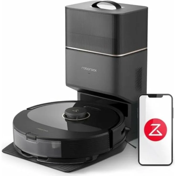 Roborock Q8 Max+, Staubsauger Roboter, Schwarz – Bild 1