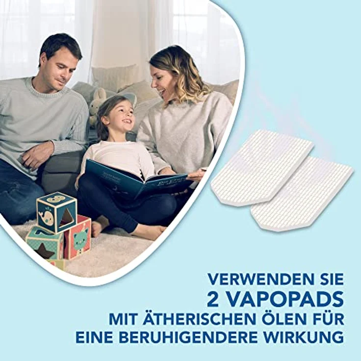 Wick WH845E2 Warmluft-Befeuchter, Blau, Weiß Luftbefeuchter – Bild 6