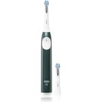 Oral B iO2 elektrische Zahnbürste Dark Green, Zahnbürsten mit Magnetantrieb für Damen, entfernt bis zu 100 % mehr Plaque