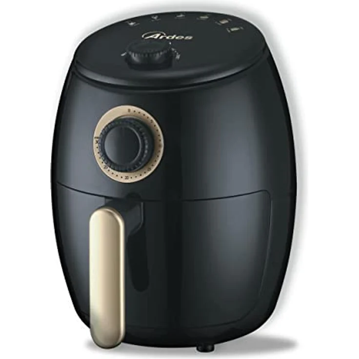 ARDES - Heißluftfritteuse 2 Liter Fassungsvermögen Air Fryer klein 30-Minuten-Timer Höchsttemperatur 200 °C Modell Eldorada Mini 2L AR1K32 – Bild 1
