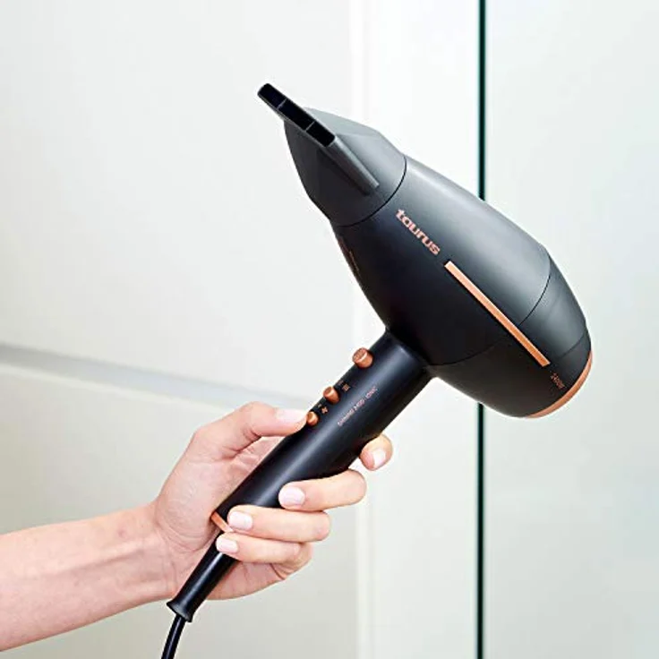 Taurus Shining 2400 Haartrockner, 2400 Watt, Kaltstufe, Ionen-Technologie, schwarz – Bild 4