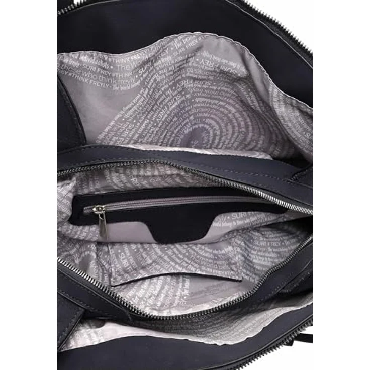 SURI FREY Shopper SFY Romy, Veganer Damen-Shopper aus Feinsynthetik, Lasercut-Optik, Uni-Design – Bild 7