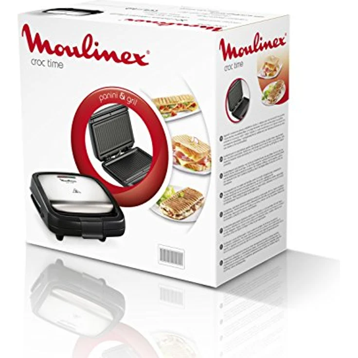 Moulinex SZ192D Croc Time ? Sandwich-Maker, Heizplatten mit Antihaftbeschichtung – Bild 6