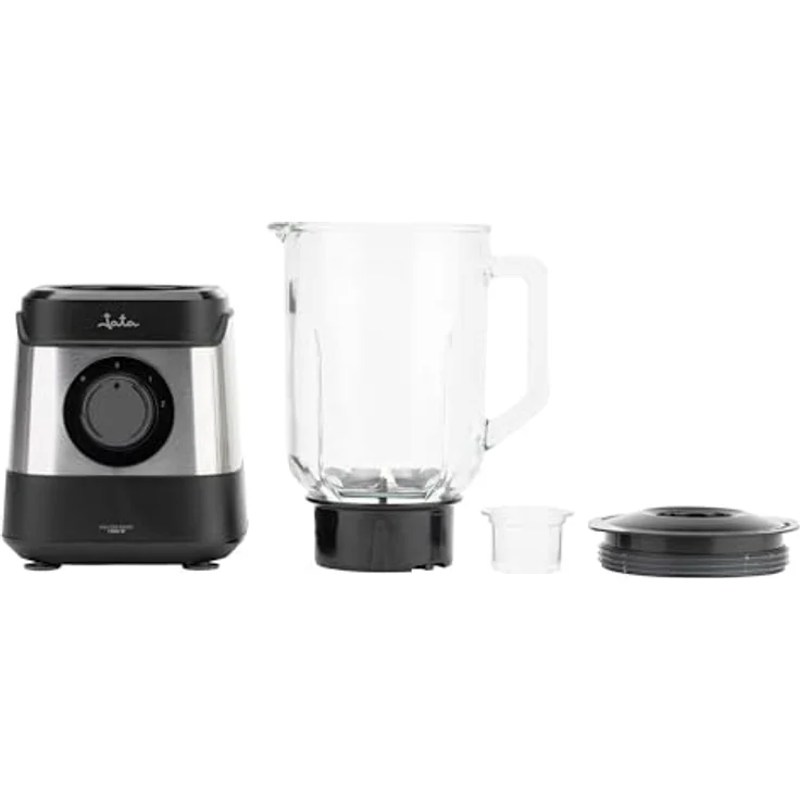 Jata JEBT3855, Standmixer mit 1500 W Leistung, Schwarz/Stahl, 1,8 L, Eis-Crusher – Bild 4