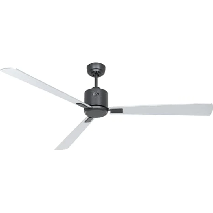 CASAFAN Eco Neo III, Energiespar Deckenventilator mit Fernbedienung, WiFi, 152 cm, basaltgrau, Wendeflügel Wenge - silbergrau – Bild 5