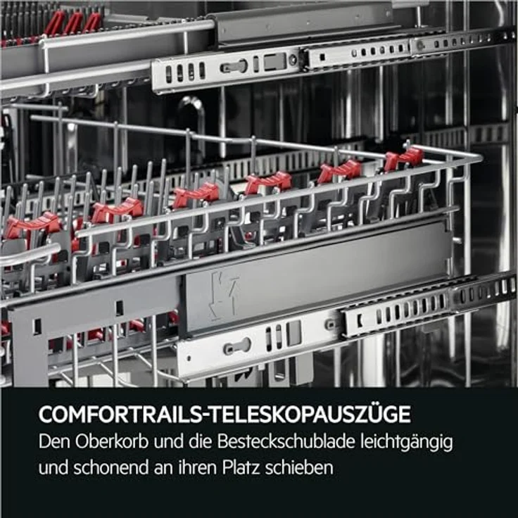AEG FEE7675APM teilintegrierter Geschirrspüler, 14 Maßgedecke, Energieklasse A, 9 Programme, AirDry, ProClean, Besteckschublade, 43 dB – Bild 5