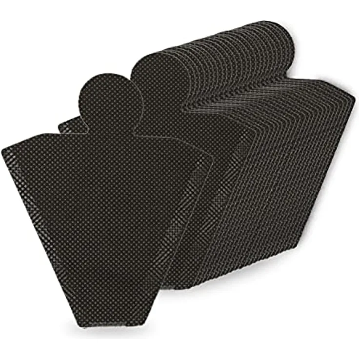 Iris Ohyama, Packung mit 25 Staubfiltern für Milbensauger, Beseitigt Milben, Allergene und Staub, Papier, Einweg, Für IC-FAC4 - Quilt Cleaner Disposable Filter CF-FT1 - Schwarz