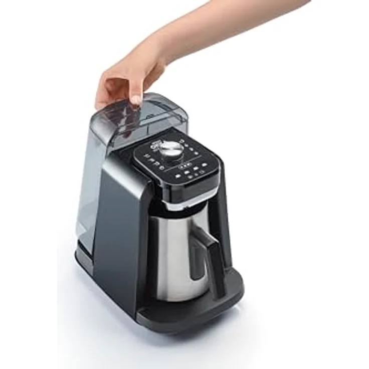 Arzum Okka Rich Spin Pro Plus, Filterkaffeemaschine mit 8 Zubereitungseinstellungen, schwarz – Bild 8
