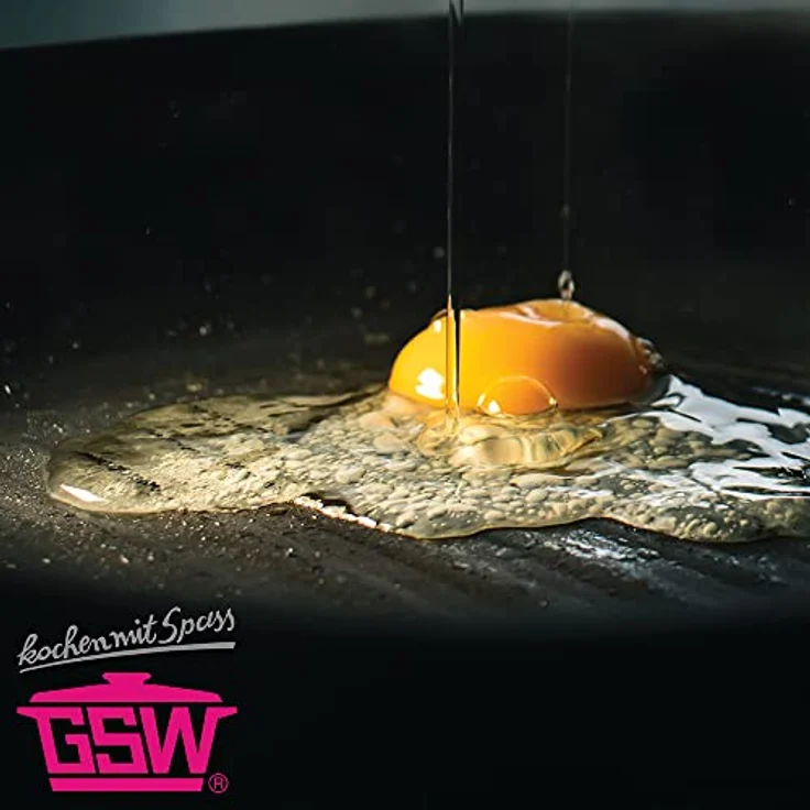 GSW 410182 Universalbräter Gourmet Granit 33x21cm, Aluminium, Glas, schwarz – Bild 2