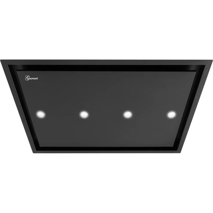 Gurari Deckenhaube GCH 791 BL Diamond, Dunstabzugshaube 90 cm, Schwarz, 850 m³/h Abluftleistung