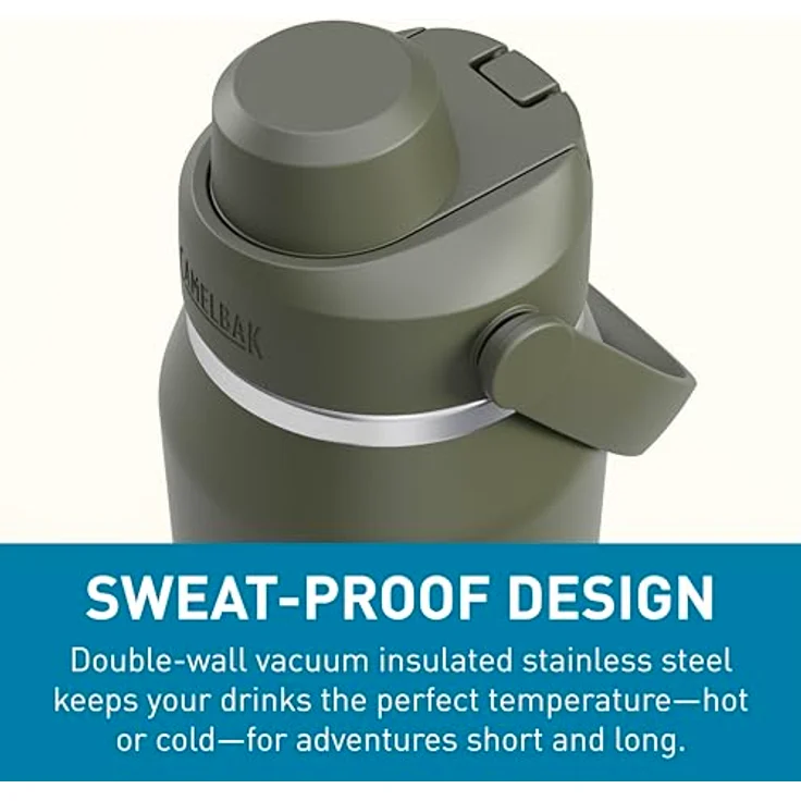 CAMELBAK Thrive Chug Wasserflasche, 907 ml, isolierter Edelstahl, Moos – Bild 5