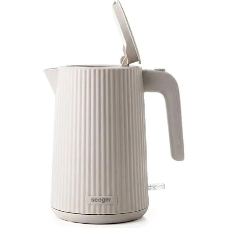 Seeger Wasserkocher 1,7L, Elegantes Rippendesign mit sicherer Anwendung und BPA-freien Materialien – Bild 4