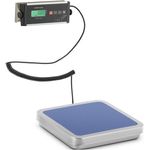 Steinberg Systems Feinwaage Paketwaage digital Industriewaage Bodenwaage Versandwaage LCD 150 kg, präzise 150 kg Messung, Edelstahlfläche, Hintergrundbeleuchtung