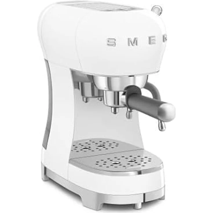 Smeg ECF02WHEU Siebträger Espresso-/Kaffemaschine weiß, – Bild 2