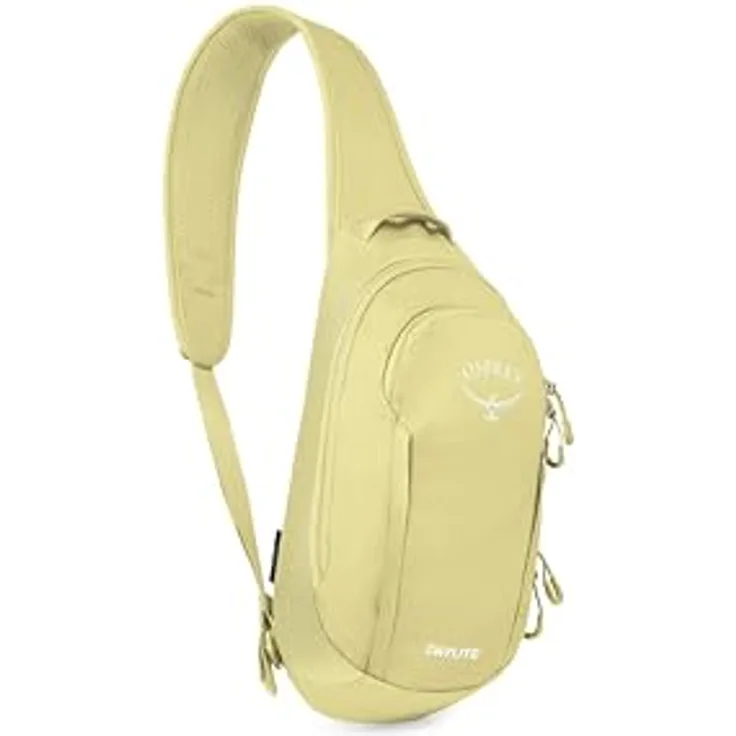 Osprey Daylite Sling Umhängetasche, 36 cm, geräumig und leicht, aus recyceltem PET, Gelb