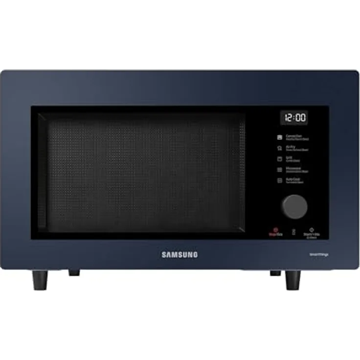 Samsung MC32DB7746KDE1 Bespoke Mikrowelle mit Grill und Heißluft, 32 l, 900 W, Smart Control, AirFry, Power Defrost, Healty Steam, Clean Navy