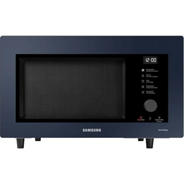 Samsung MC32DB7746KDE1 Bespoke Mikrowelle mit Grill und Heißluft, 32 l, 900 W, Smart Control, AirFry, Power Defrost, Healty Steam, Clean Navy – Bild 1