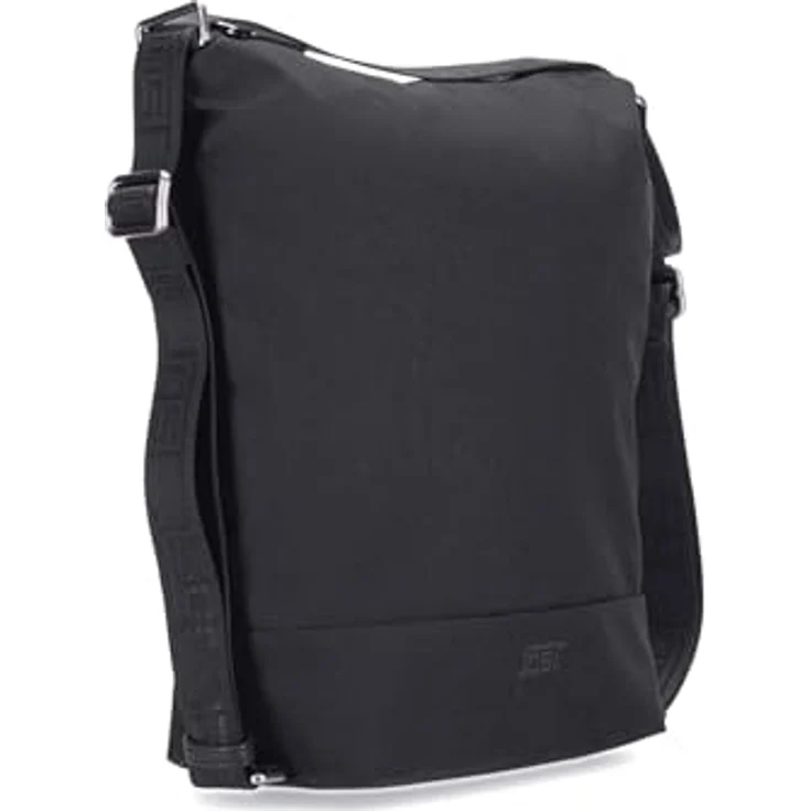 Jost Bergen 2in1 Umhängetasche/Rucksack, 26 cm, schwarz, aus robustem Polyester mit 3 Tragevarianten – Bild 2