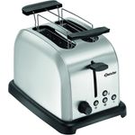 Bartscher Toaster TBRB20, Edelstahl gebürstet, 100373 - Vielseitiger Schlitztoaster mit Bagelfunktion und 6 Bräunungsstufen