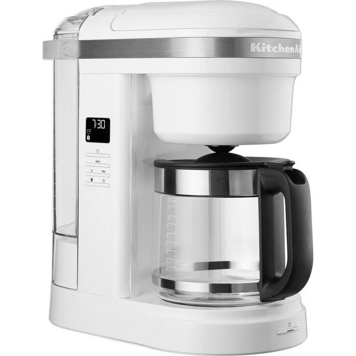 KitchenAid 5KCM1208EWH, Filterkaffeemaschine mit 1,7l Kaffeekanne, CLASSIC Drip-System und spiralförmigem Wasserauslass