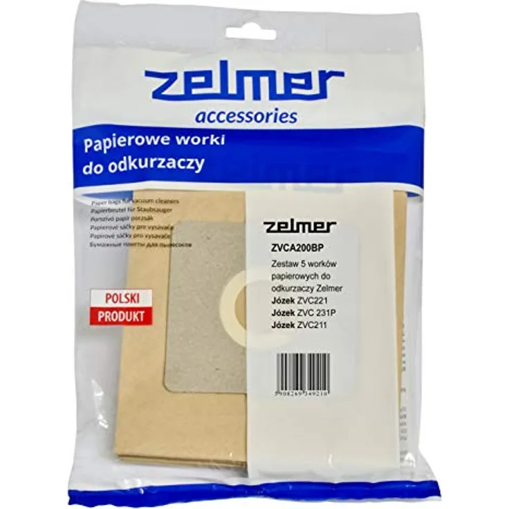 Zelmer ZVCA042H, Staubsaugerbeutel, Papier, BLAUT