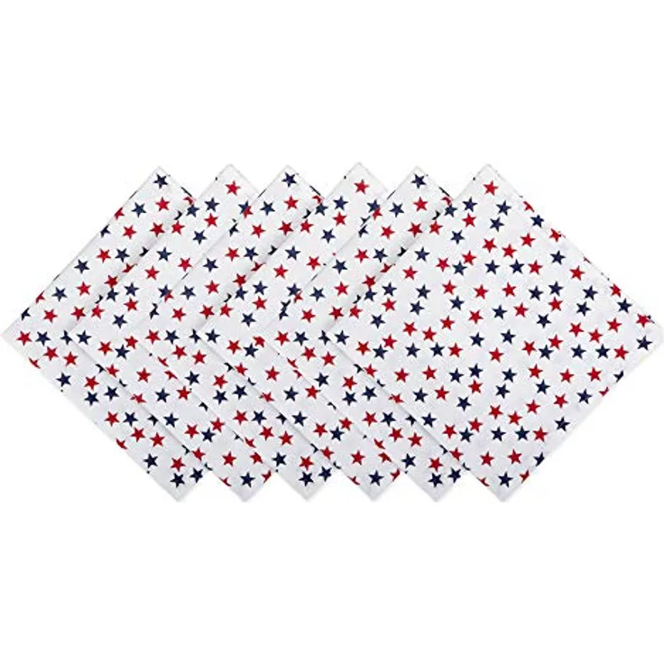 DII Americana Servietten-Set Napkin Set Americana Stars