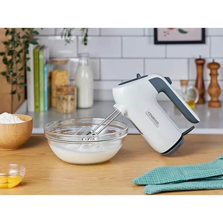 Kenwood JE 600 Handmixer, 650 Watt, Kunststoff, Turbotaste, weiß – Bild 2