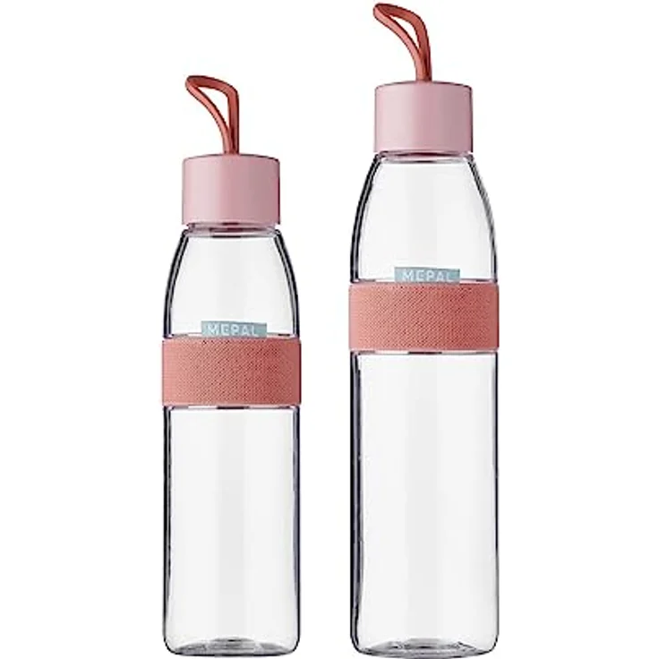 Mepal Trinkflasche Ellipse Vivid mauve – 500 ml Inhalt – auch für kohlensäurehaltige Getränke – bruchfestes Material-auslaufsicher-Spülmaschinengeeignet – Bild 1