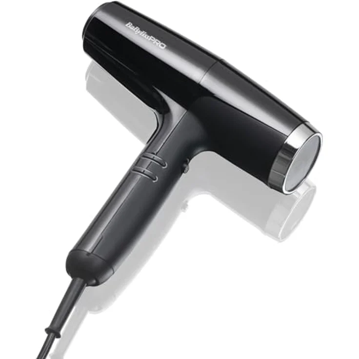 Babyliss Pro Falco Digitaler Hochgeschwindigkeits Haartrockner Schwarz Silber – Bild 3