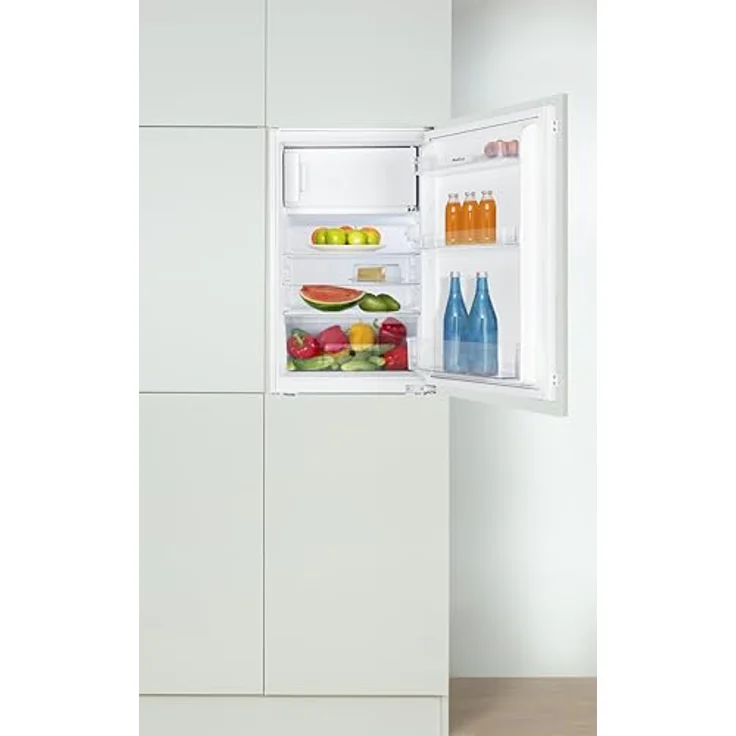 Amica Einbaukühlschrank EKS 16171-1 BxHxT 56 x 87 x 55 cm, 100 l Kühlteil, 16 l Gefrierteil, Gemüseschublade, LED-Innenbeleuchtung, weiß – Bild 3