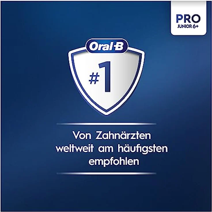 Oral-B, Elektrische Zahnbürste, Pro Junior 6+, wiederaufladbar, besonders weiche Borsten, für Kinder, blau – Bild 9