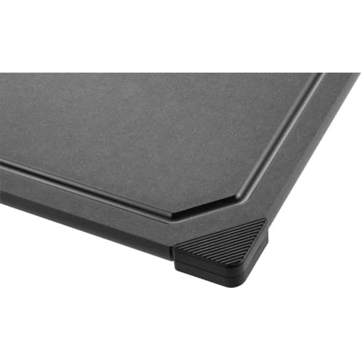 ZWILLING Schneidebrett Fiberholz 37 x 25 cm, mit Saftrille, rutschfest, spülmaschinengeeignet, Schwarz – Bild 3