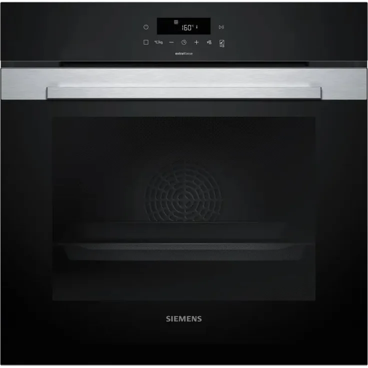 Siemens iQ300 HQ372G0S3 Einbaubackofen, groß, Edelstahl, mit Dampfgaren und AutoClean, inkl. Lieferung zum Aufstellungsort